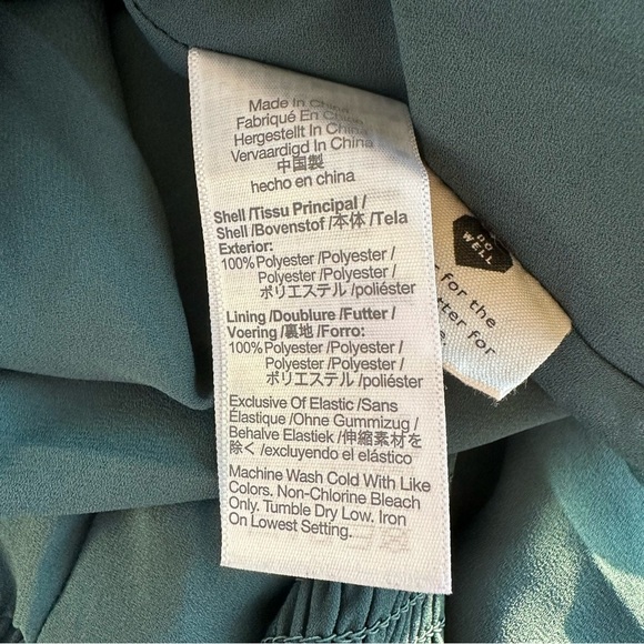 Madewell Crinkle Georgette Lucie Tie-Back Midi Dress in Woodland Floral - Picture 6 of 10